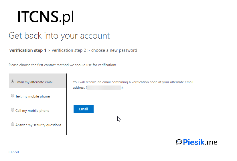 "[PL] Azure AD Self-Service Password Reset"