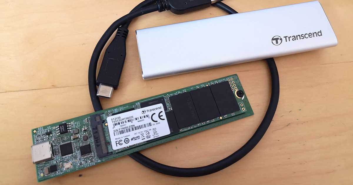 Review: Transcend TC-CM80S with NVMe SSD 832S 512GB