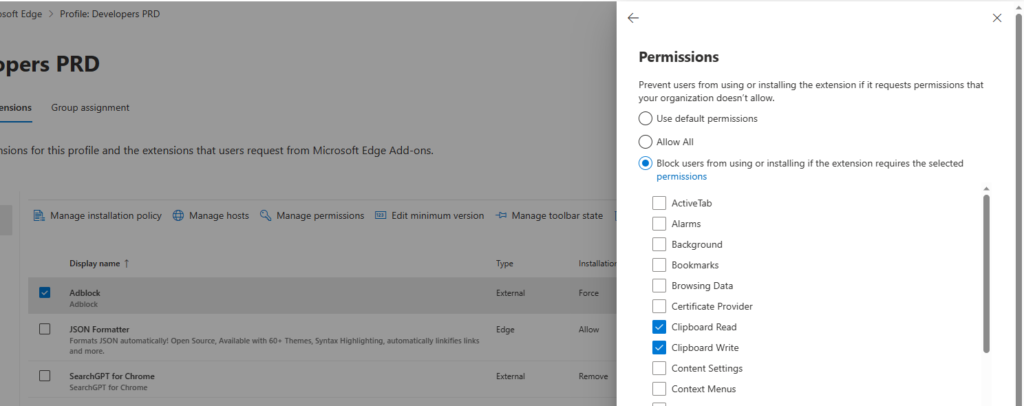 Working with Extensions for Edge via Admin Portal!